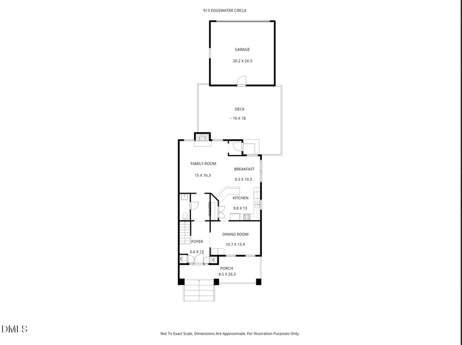 913 Edgewater Circle, Chapel Hill, NC 27516 - #2
