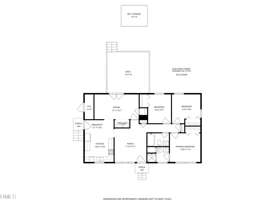 2902 Omah Street, Durham, NC 27705 - #2