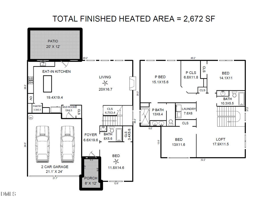 2135 Leo Drive, Apex, NC 27502 - #2