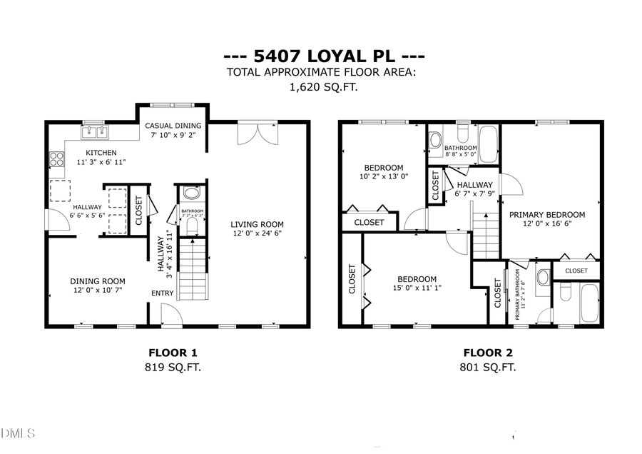 5407 Loyal Place, Durham, NC 27713 - #2