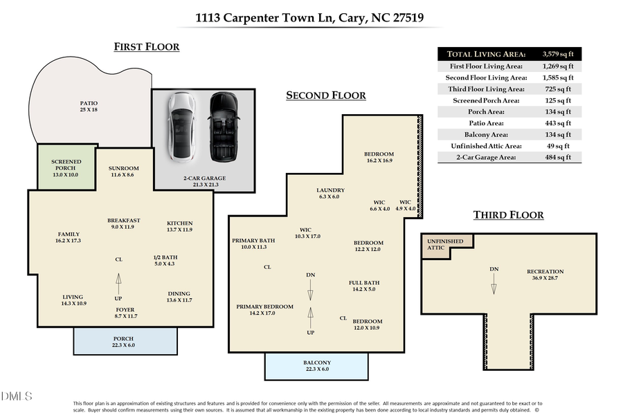 1113 Carpenter Town Lane, Cary, NC 27519 - #2