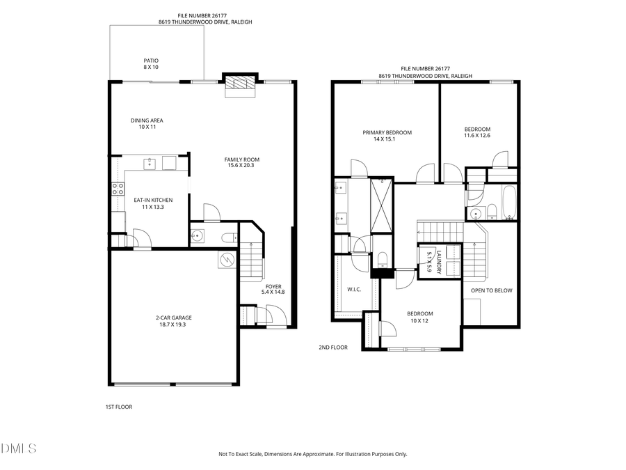 8619 Thunderwood Drive, Raleigh, NC 27617 - #2
