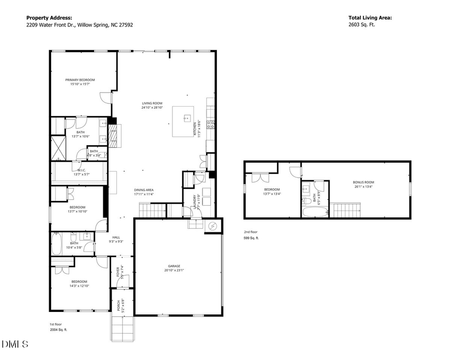2209 Water Front Drive, Willow Spring, NC 27592 - #2