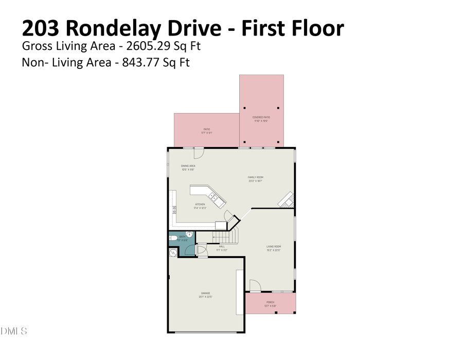 203 Rondelay Drive, Durham, NC 27703 - #2