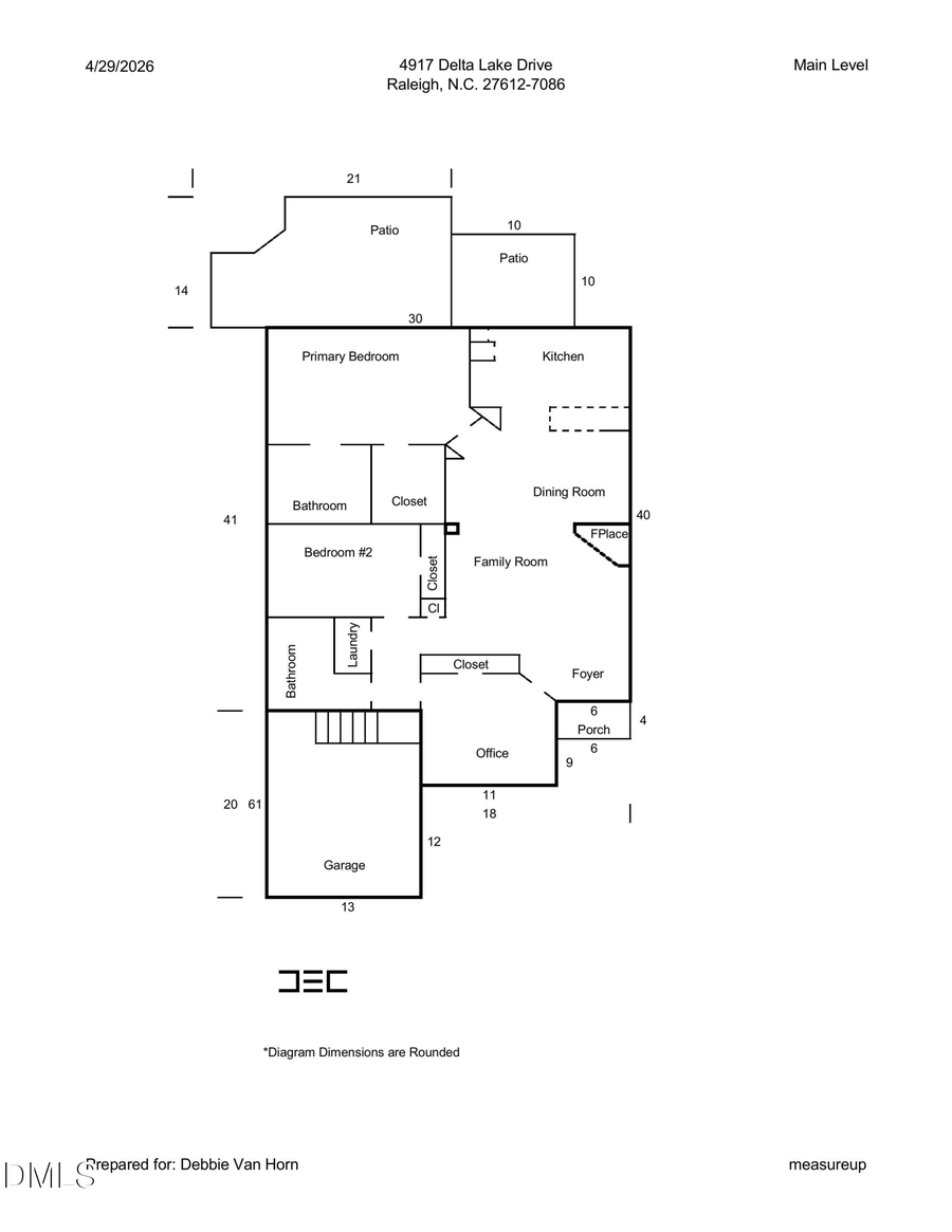 4917 Delta Lake Drive, Raleigh, NC 27612 - #2
