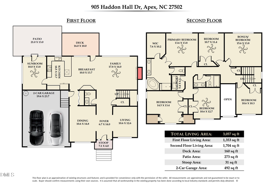 905 Haddon Hall Drive, Apex, NC 27502 - #2
