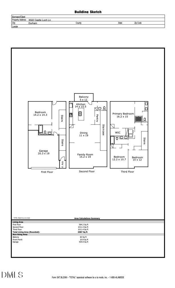 3022 Castle Loch Lane, Durham, NC 27703 - #2