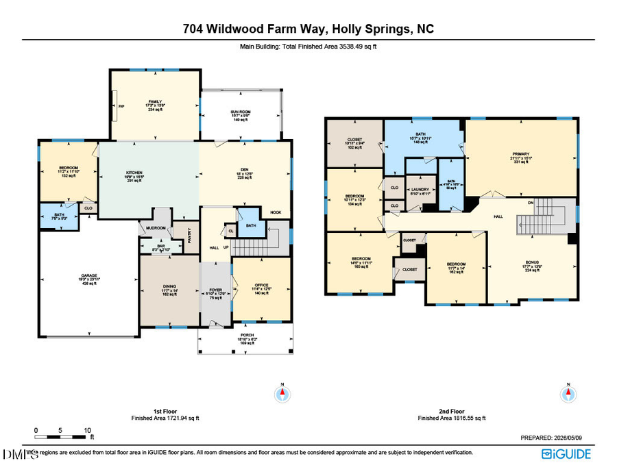 704 Wildwood Farm Way, Holly Springs, NC 27540 - #2