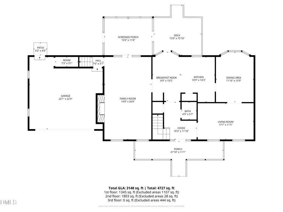4212 Cobscook Drive, Durham, NC 27707 - #2