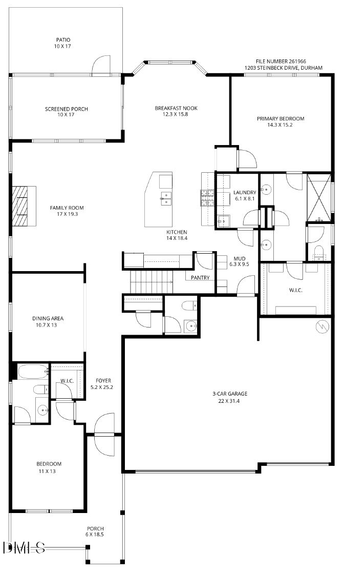 1203 Steinbeck Drive, Durham, NC 27703 - #2