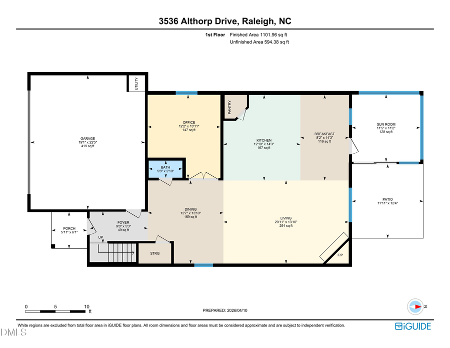 3536 Althorp Drive, Raleigh, NC 27616 - #2