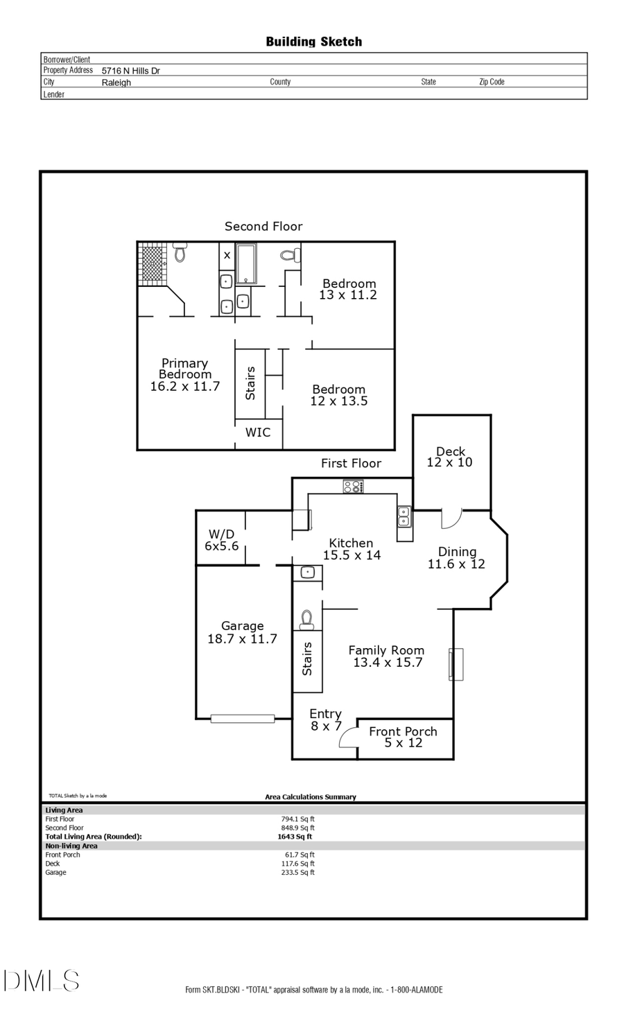 5716 N Hills Drive, Raleigh, NC 27612 - #2