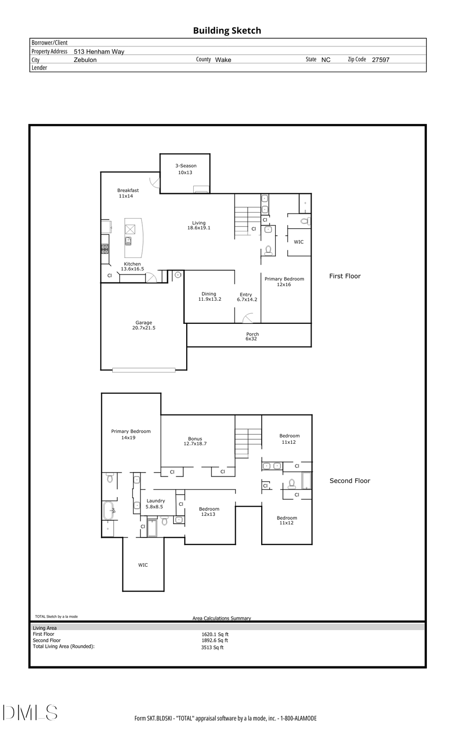 513 Henham Way, Zebulon, NC 27597 - #2