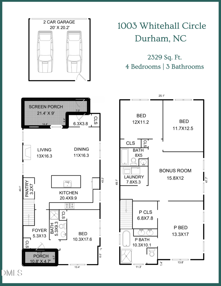 1003 Whitehall Circle, Durham, NC 27713 - #2