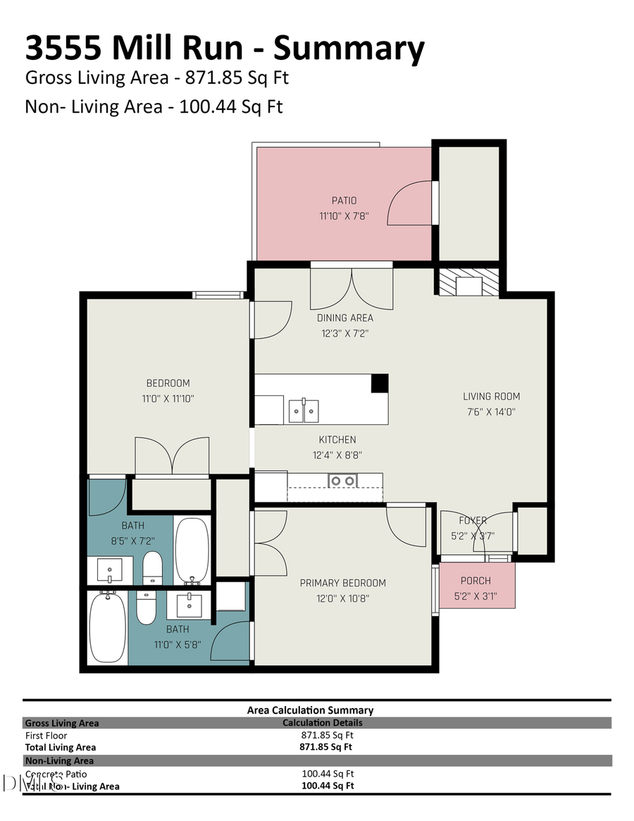 3555 Mill Run, Raleigh, NC 27612 - #2