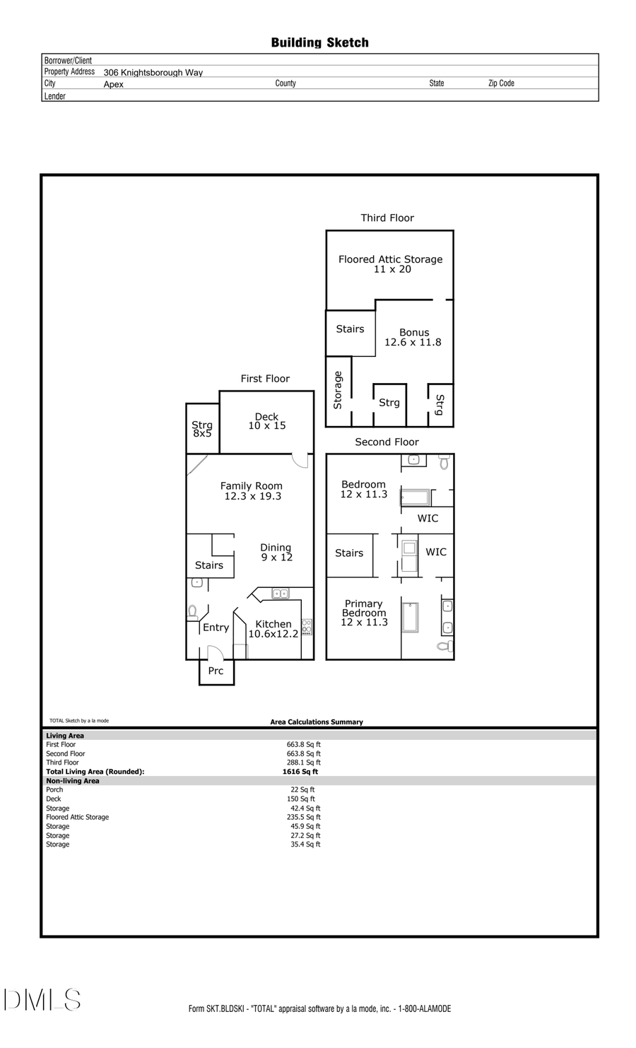 306 Knightsborough Way, Apex, NC 27502 - #2