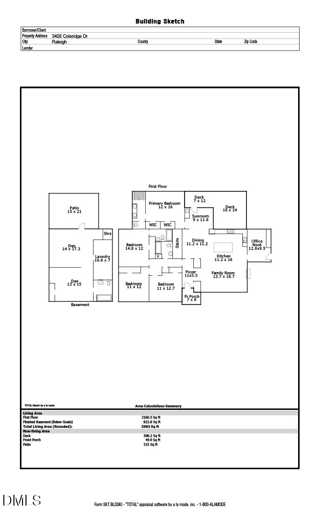 3408 Coleridge Drive, Raleigh, NC 27609 - #2