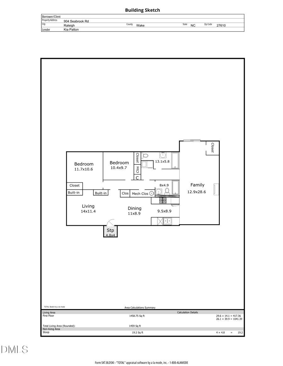 904 Seabrook Road, Raleigh, NC 27610 - #2