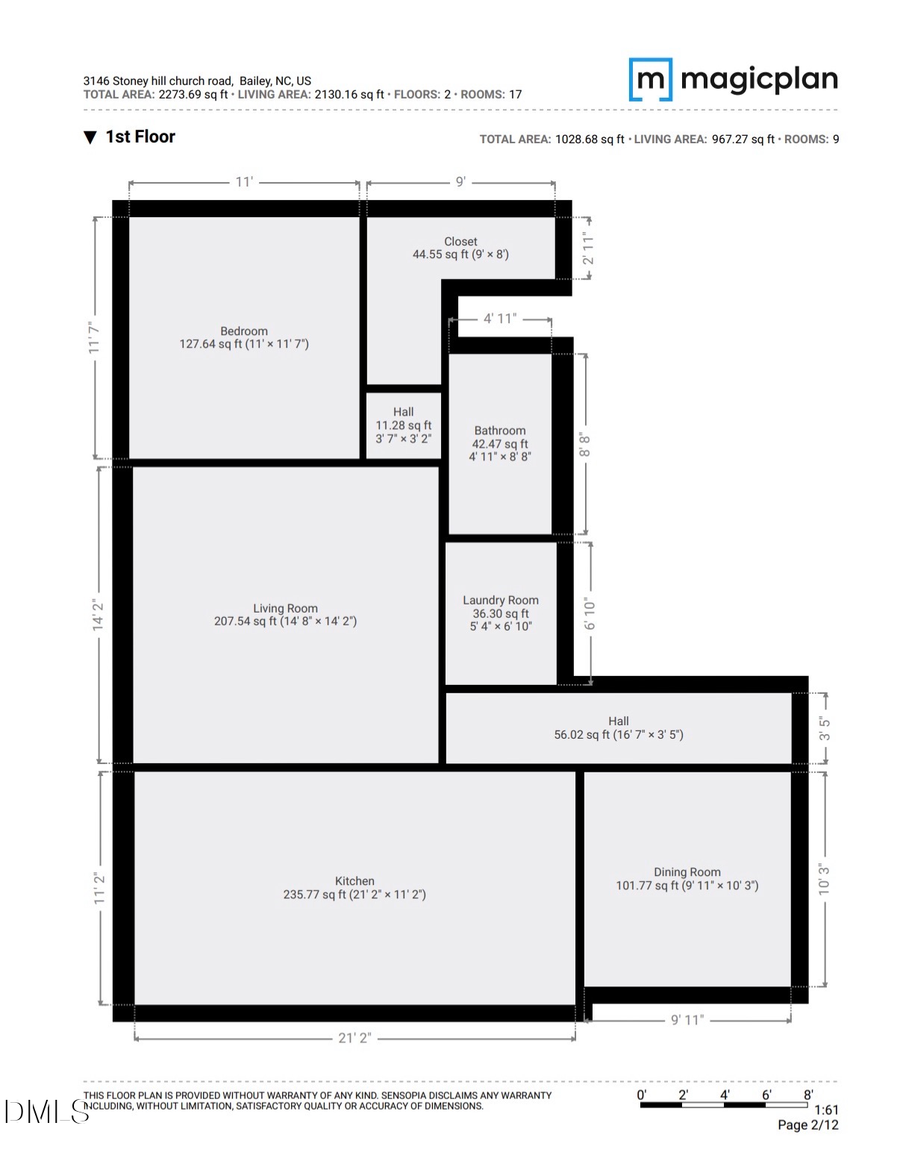3146 Stoney Hill Church Road, Bailey, NC 27807 - #2