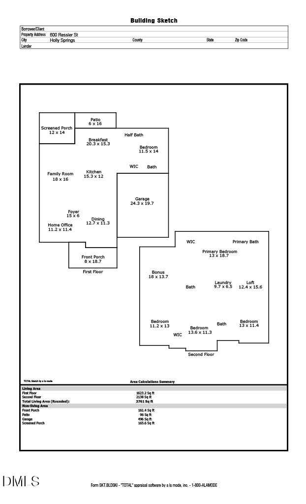 600 Ressler Street, Holly Springs, NC 27540 - #2