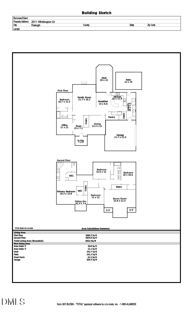 2011 Whittington Drive, Raleigh, NC 27614 - #2
