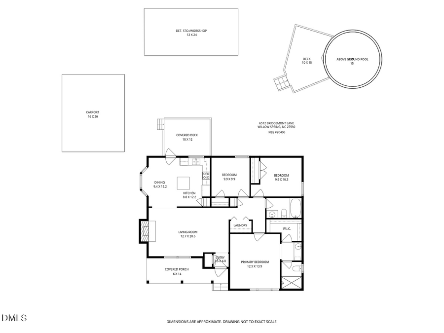6512 Bridgemont Lane, Willow Spring, NC 27592 - #2
