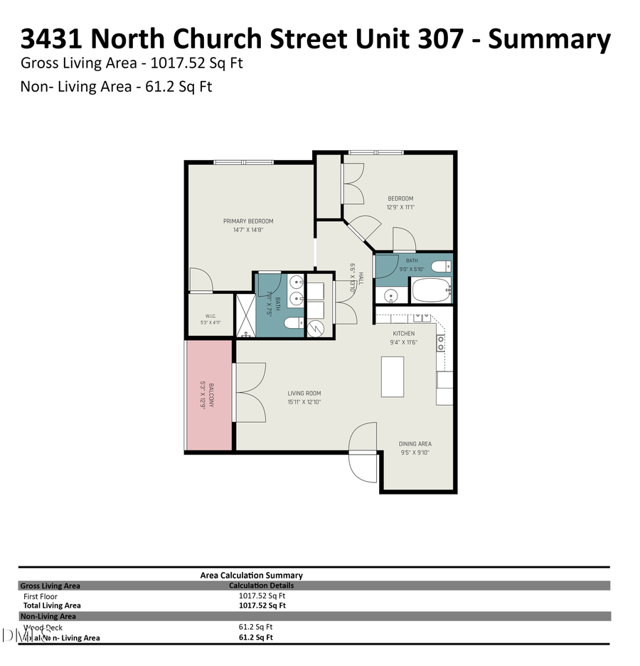 3431 N Church Street #307, Greensboro, NC 27405 - #2