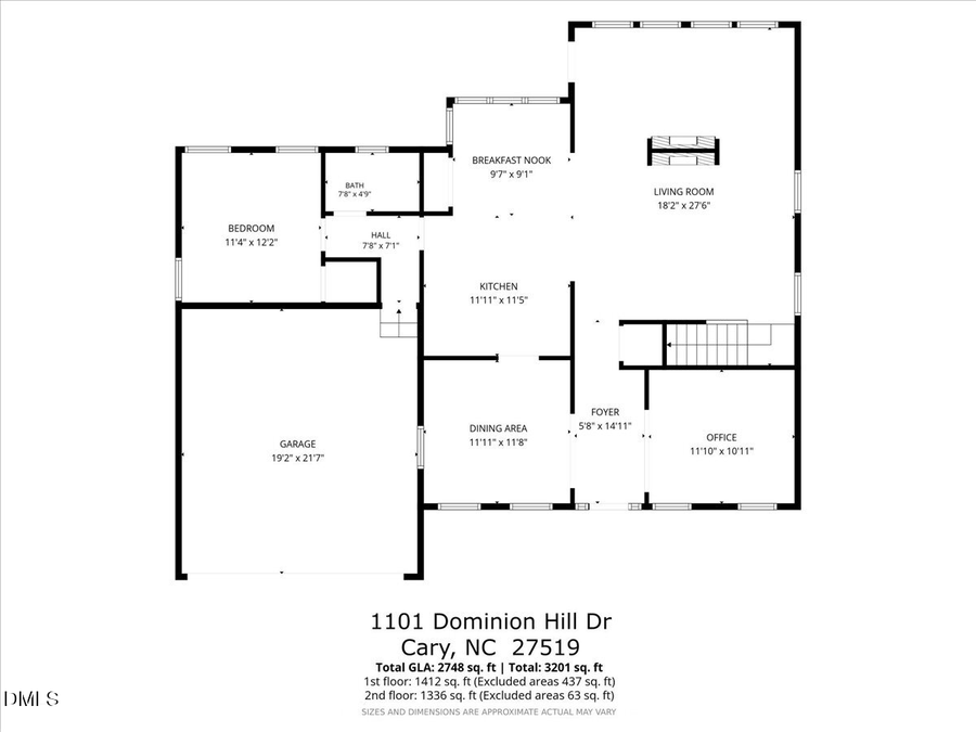 1101 Dominion Hill Drive, Cary, NC 27519 - #2