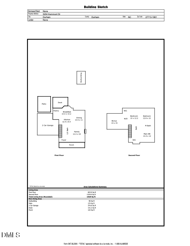 5204 Kemmont Drive, Durham, NC 27713 - #2