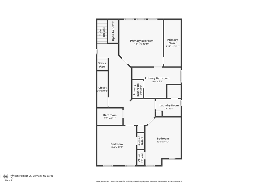 1014 Thoughtful Spot Lane, Durham, NC 27703 - #2