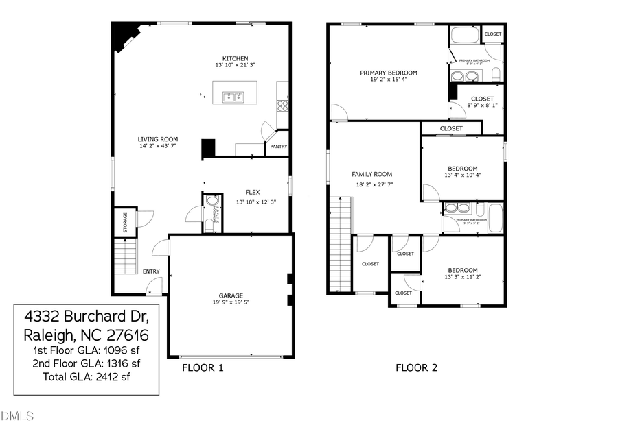 4332 Burchard Drive, Raleigh, NC 27616 - #2