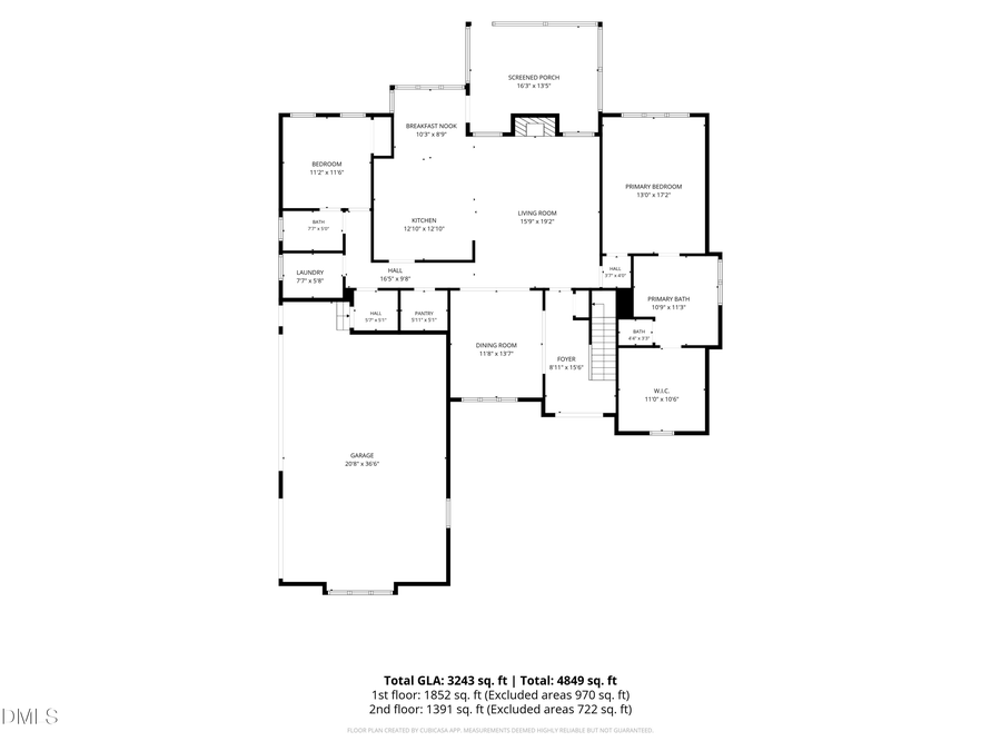 1537 Sweetwater Lane, Raleigh, NC 27610 - #2