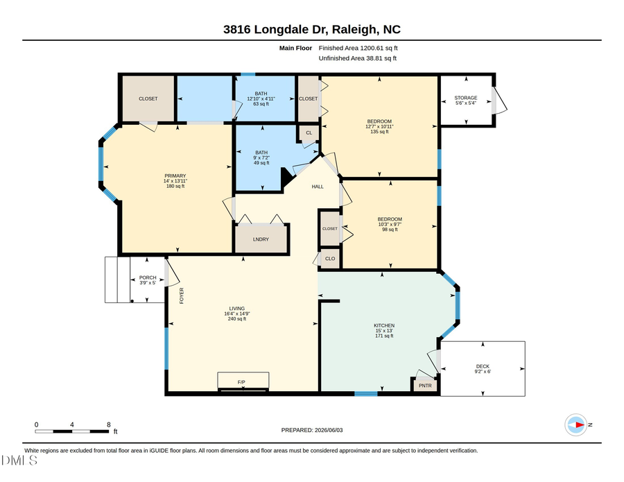 3816 Longdale Drive, Raleigh, NC 27616 - #2