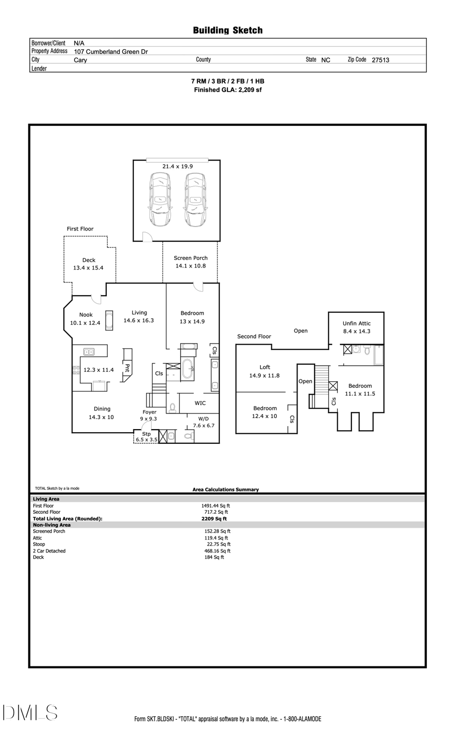 107 Cumberland Green Drive, Cary, NC 27513 - #2