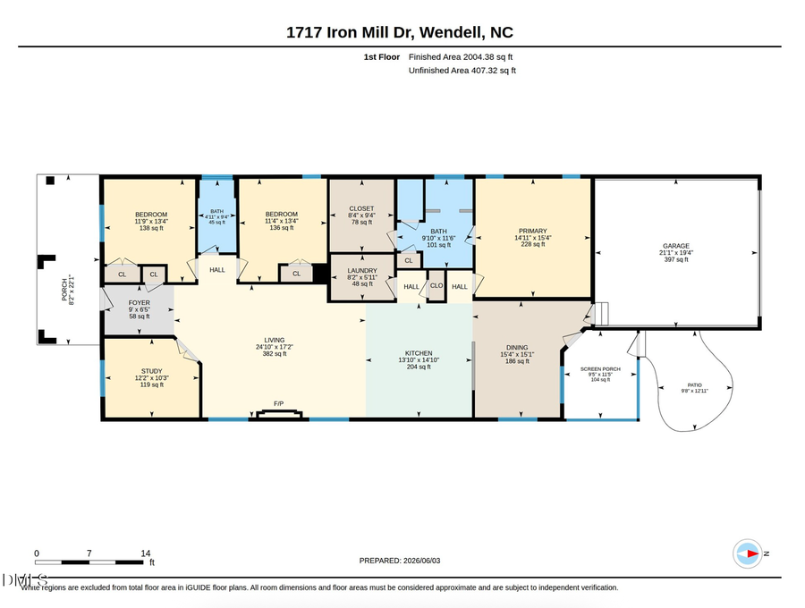 1717 Iron Mill Drive, Wendell, NC 27591 - #2