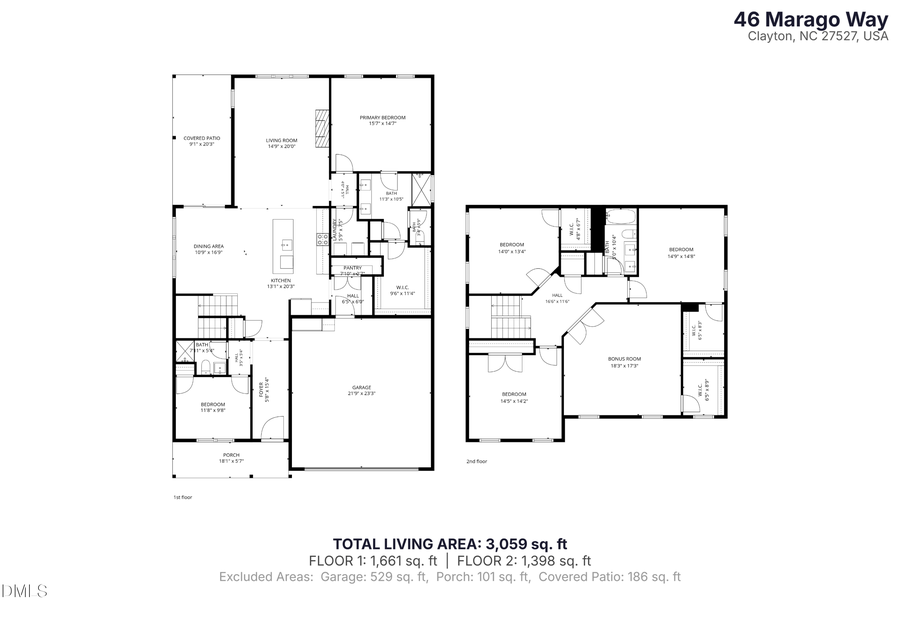 46 Marago Way, Clayton, NC 27527 - #2