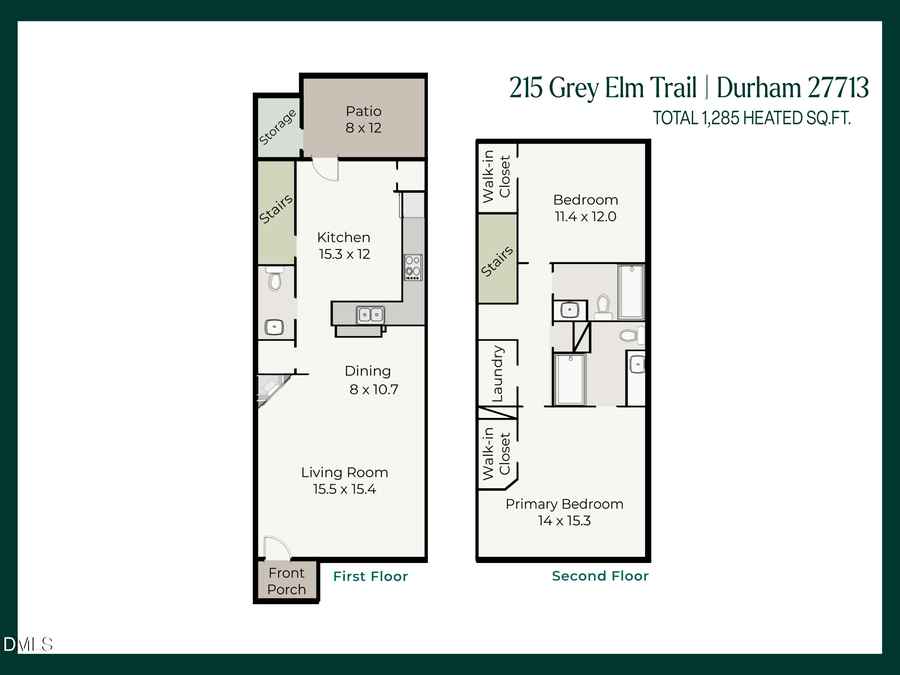215 Grey Elm Trail, Durham, NC 27713 - #2