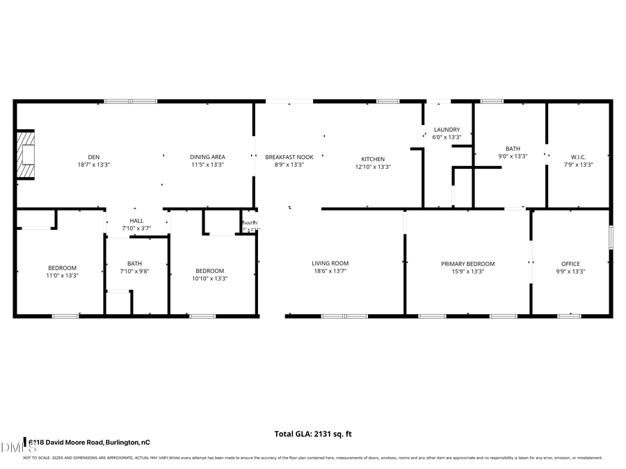 6118 David Moore Road, Burlington, NC 27217 - #2