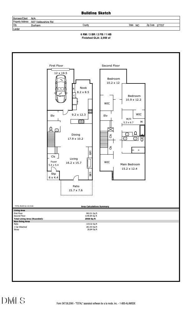 507 Valleyshire Road, Durham, NC 27707 - #2