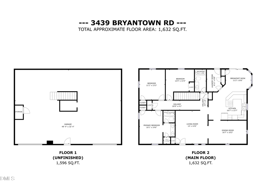 3439 Bryantown Road, Middlesex, NC 27557 - #2