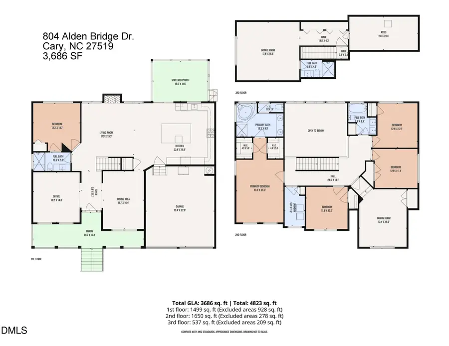 804 Alden Bridge Drive, Cary, NC 27519 - #2