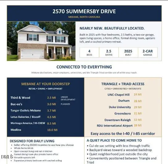2570 Summersby Drive, Mebane, NC 27302 - #2
