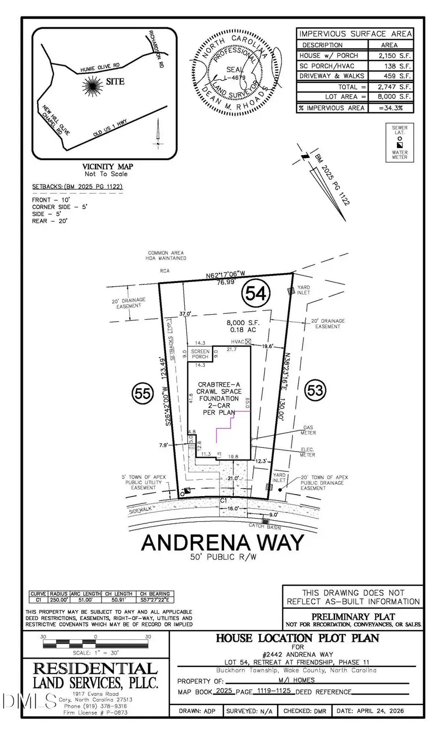 2442 Andrena Way, New Hill, NC 27562 - #3