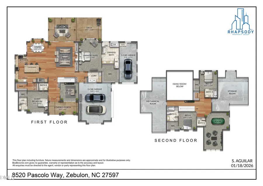 8520 Pascolo Way, Zebulon, NC 27597 - #3