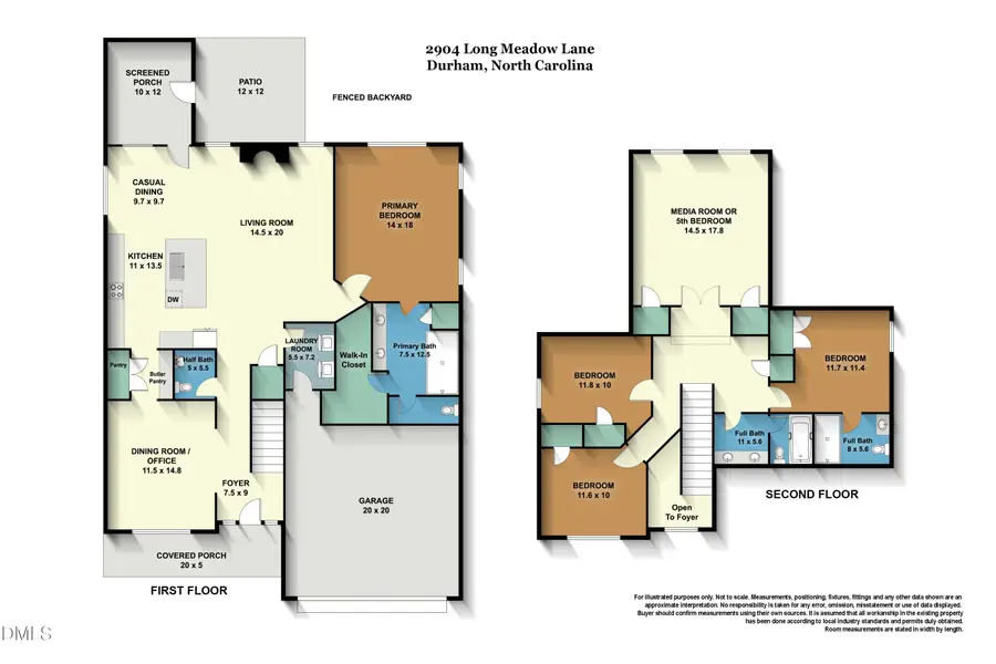 2904 Long Meadow Lane, Durham, NC 27703 - #3
