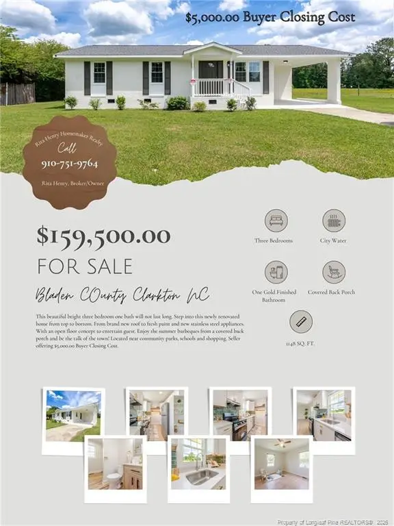 80 Elmhurst Street, Clarkton, NC 28433 - #1