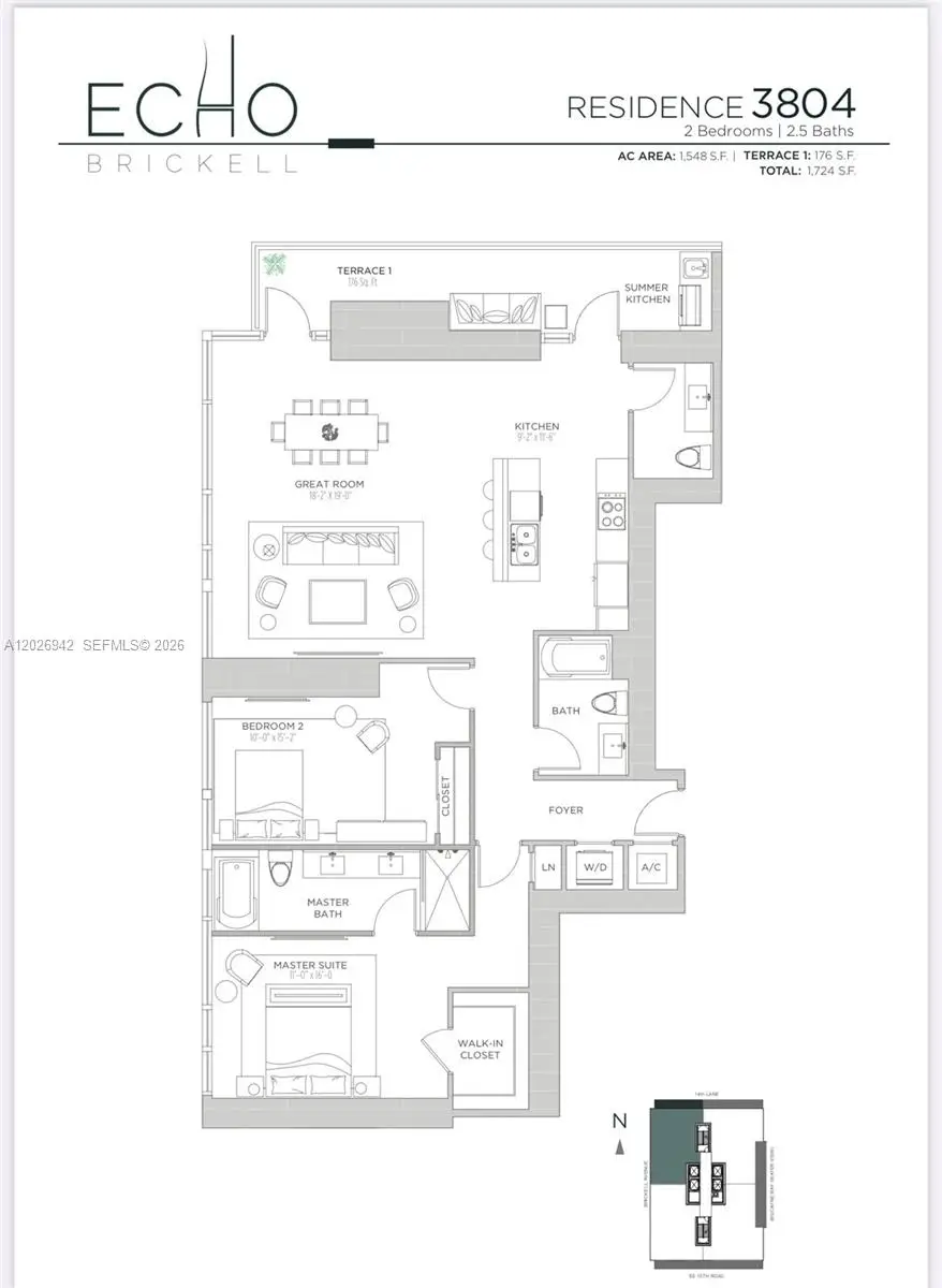 1451 Brickell Avenue #3804, Miami, FL 33131 - #3