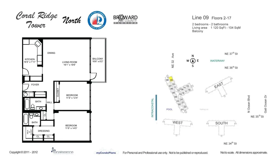 3200 NE 26th Street #609, Fort Lauderdale, FL 33305 - #3