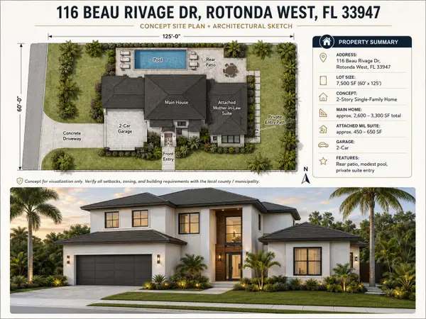 116 Beau Rivage Drive, Rotonda West, FL 33947