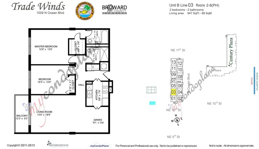 1009 N Ocean Blvd #303, Pompano Beach, FL 33062 - Image #3